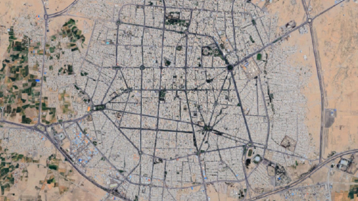 نقشه هوایی شهرداری منطقه 2 سبزوار